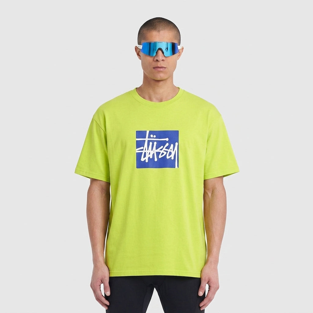 Stussy Stock Box T-Shirt Keylime