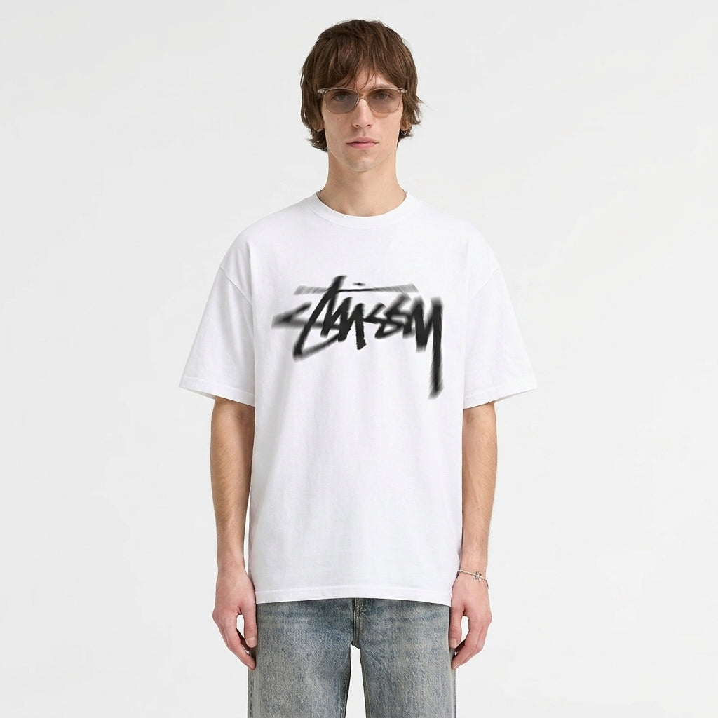Stussy Dizzy Stock T-Shirt White
