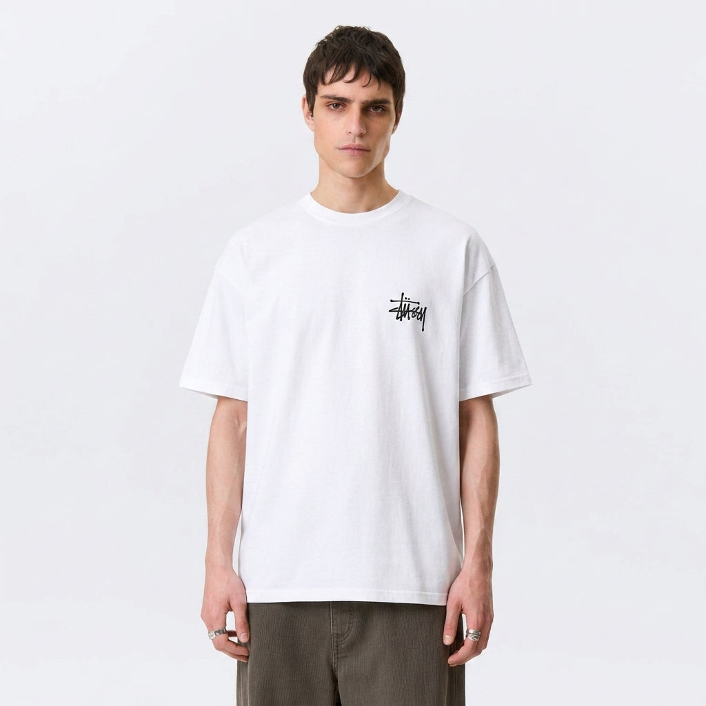 Stussy Basic T-Shirt White