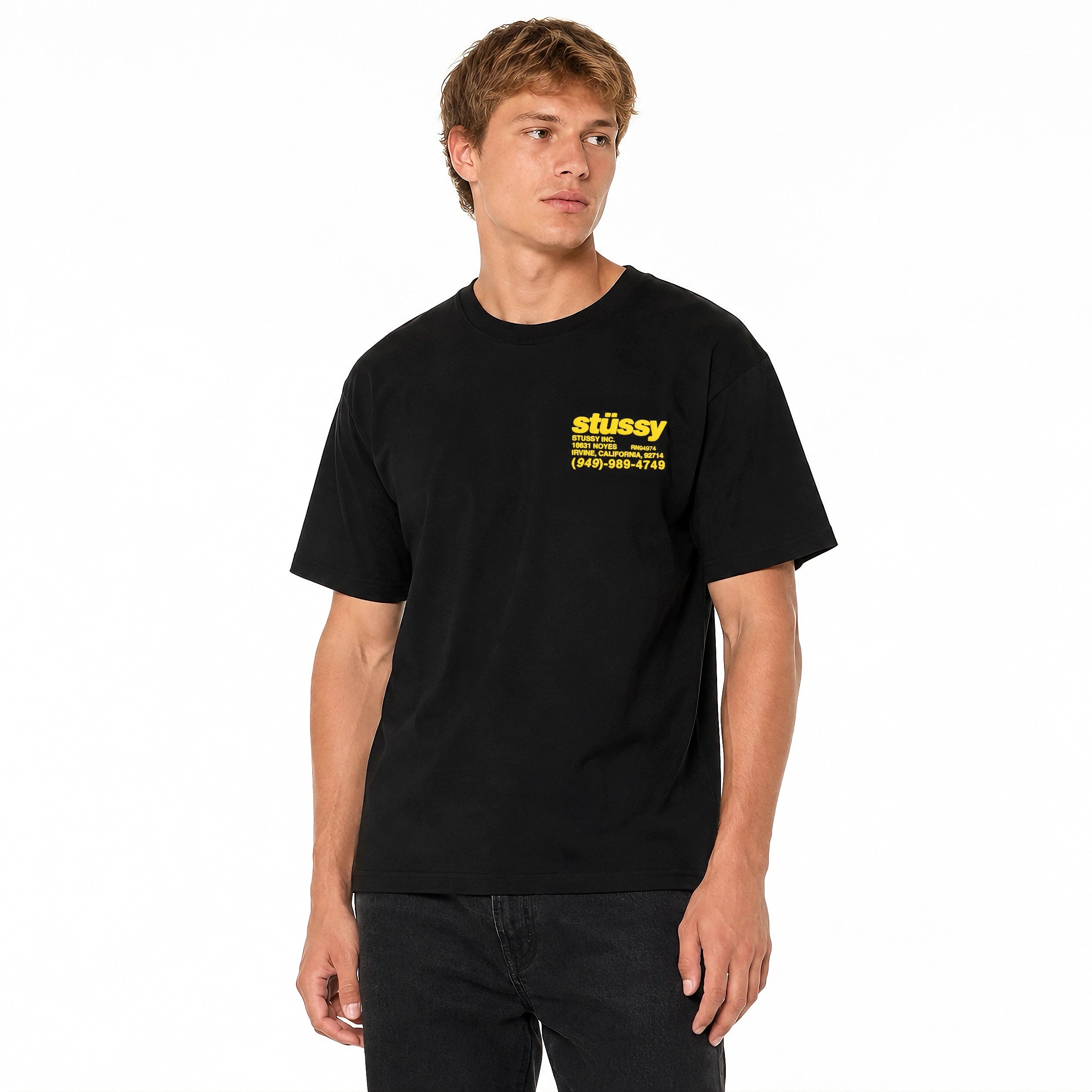 Stussy DNA Pigment Dyed T-Shirt Black