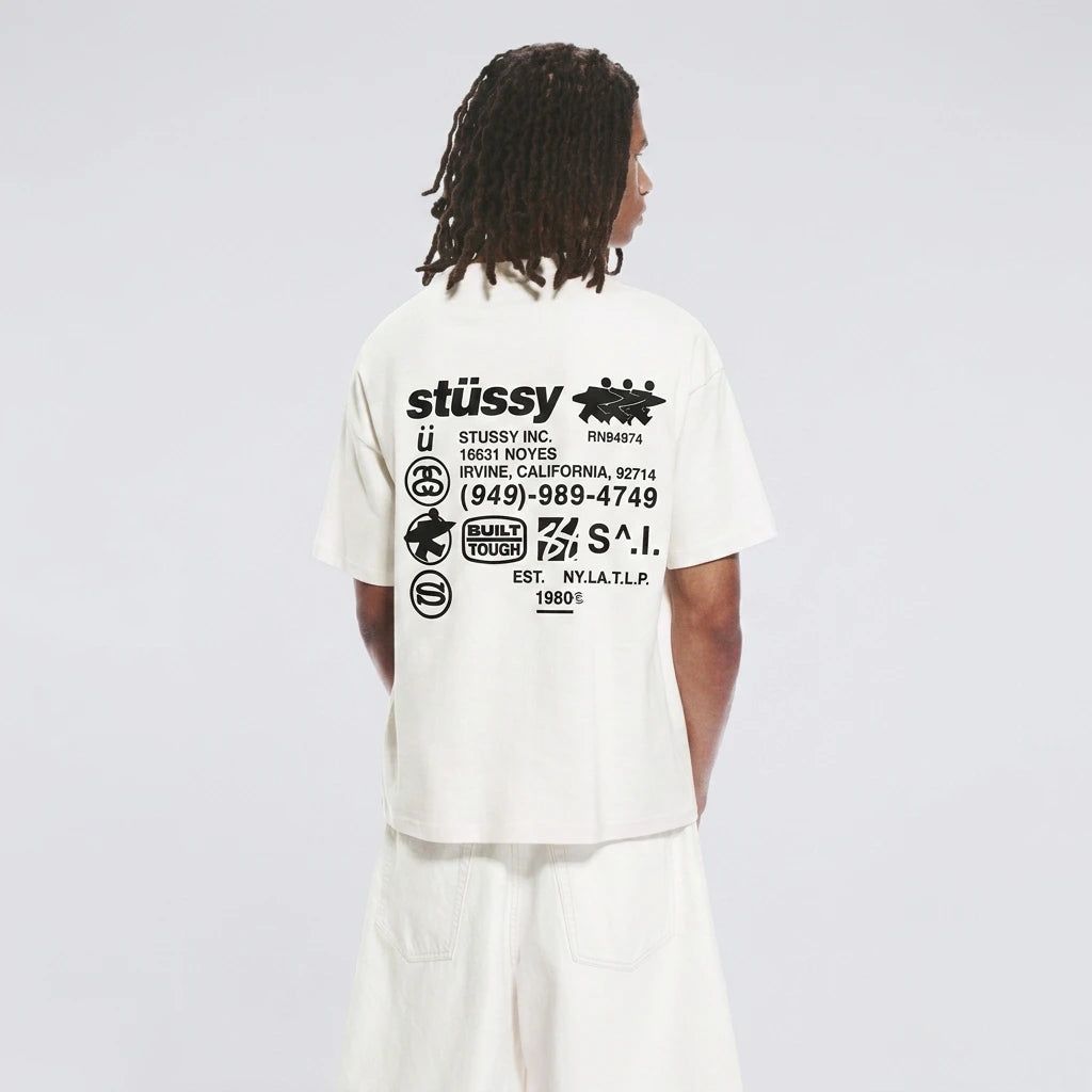 Stussy DNA Pigment Dyed T-Shirt Natural