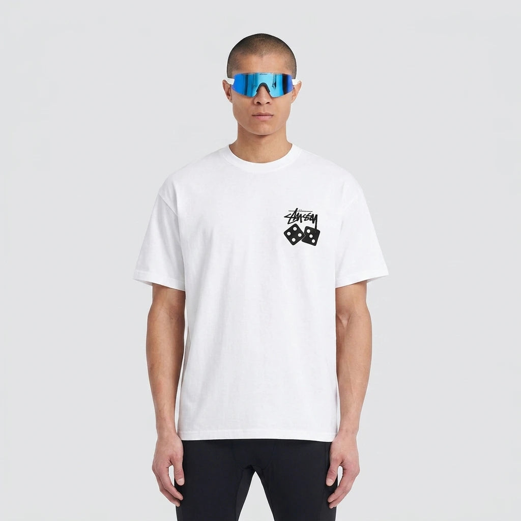 Stussy Dice T-Shirt Pigment Dyed Natural