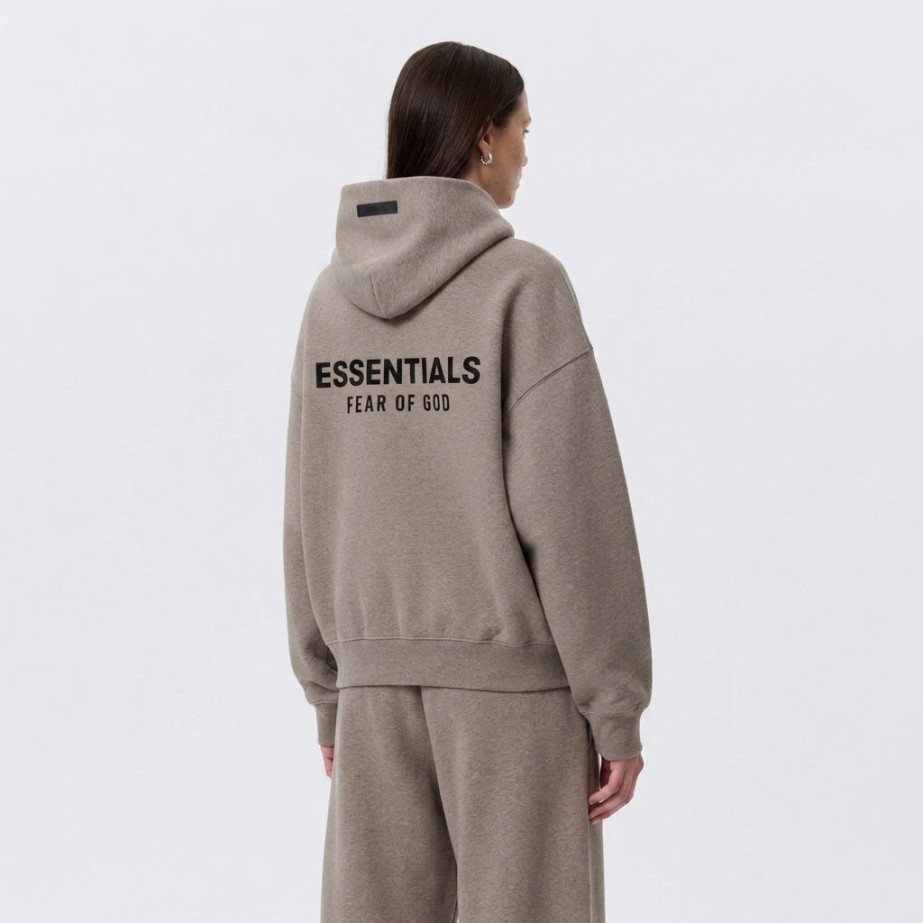 Fear of God Essentials Hoodie Heather Gray