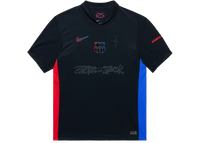 Travis Scott x FC Barcelona 2024/25 Match Away Cactus Jack Jersey Black