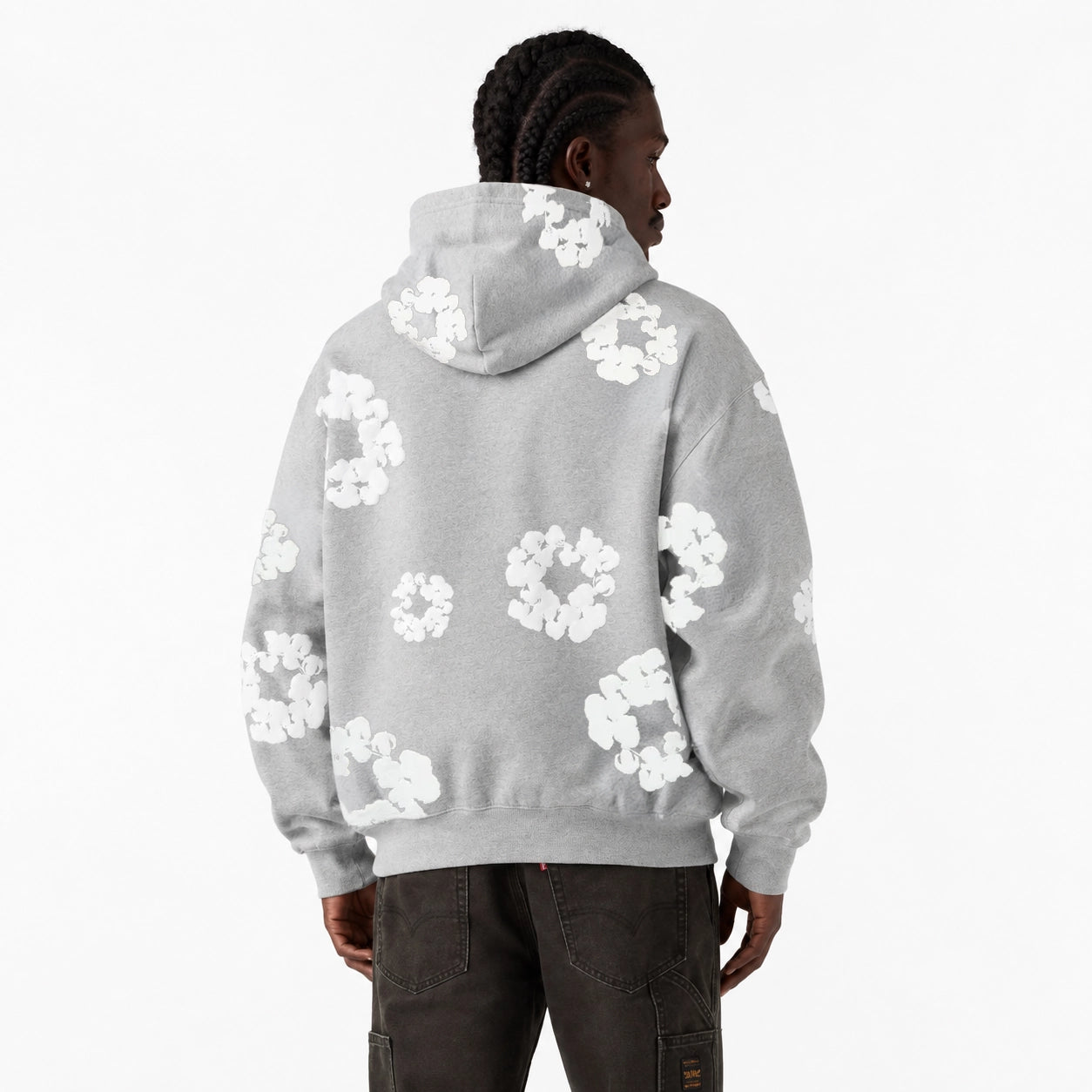 Denim Tears The Cotton Wreath Hoodie Grey