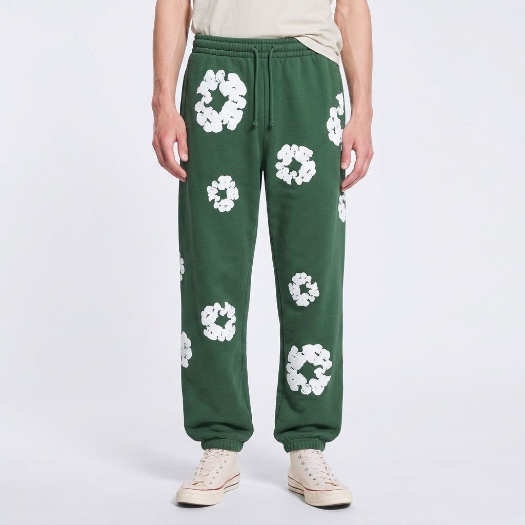 Denim Tears The Cotton Wreath Sweatpants Green