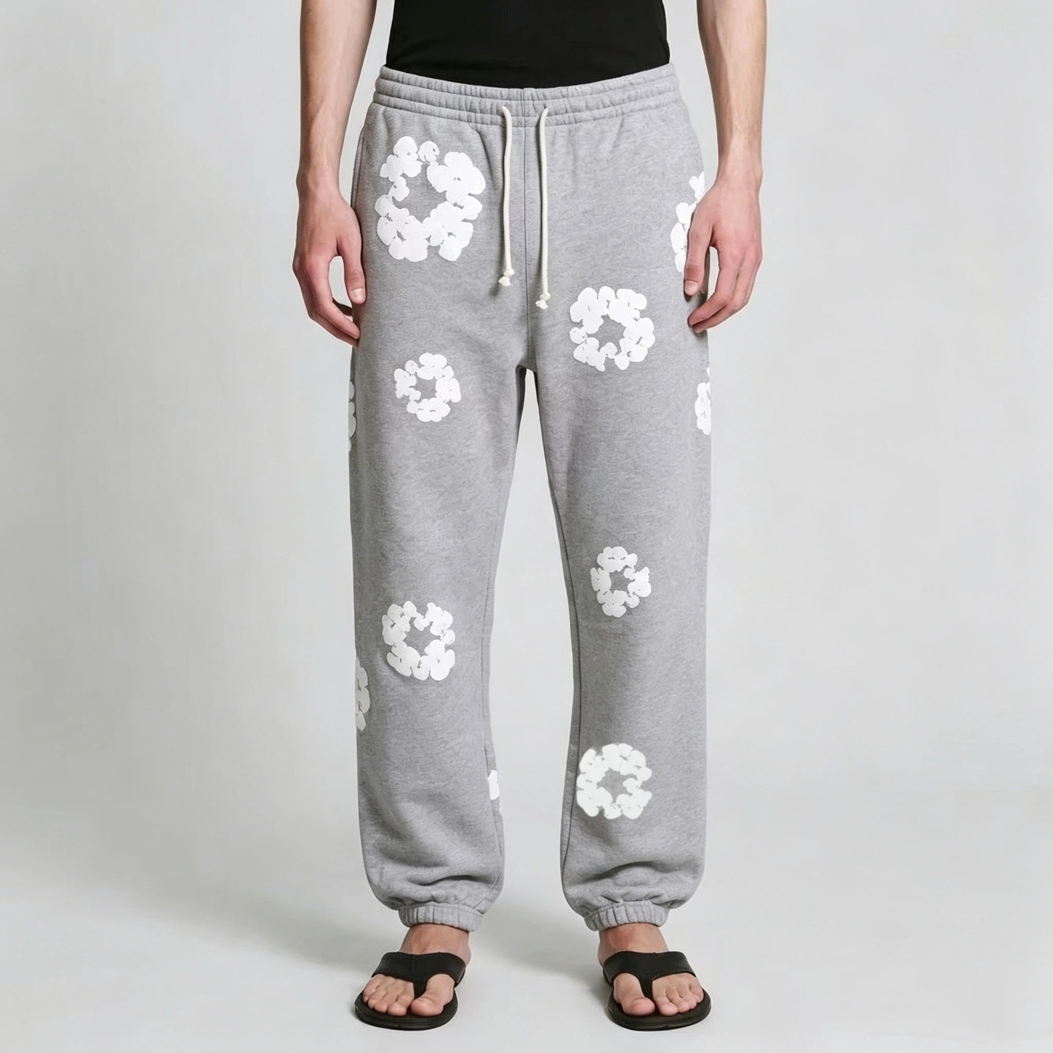 Denim Tears The Cotton Wreath Sweatpants Grey