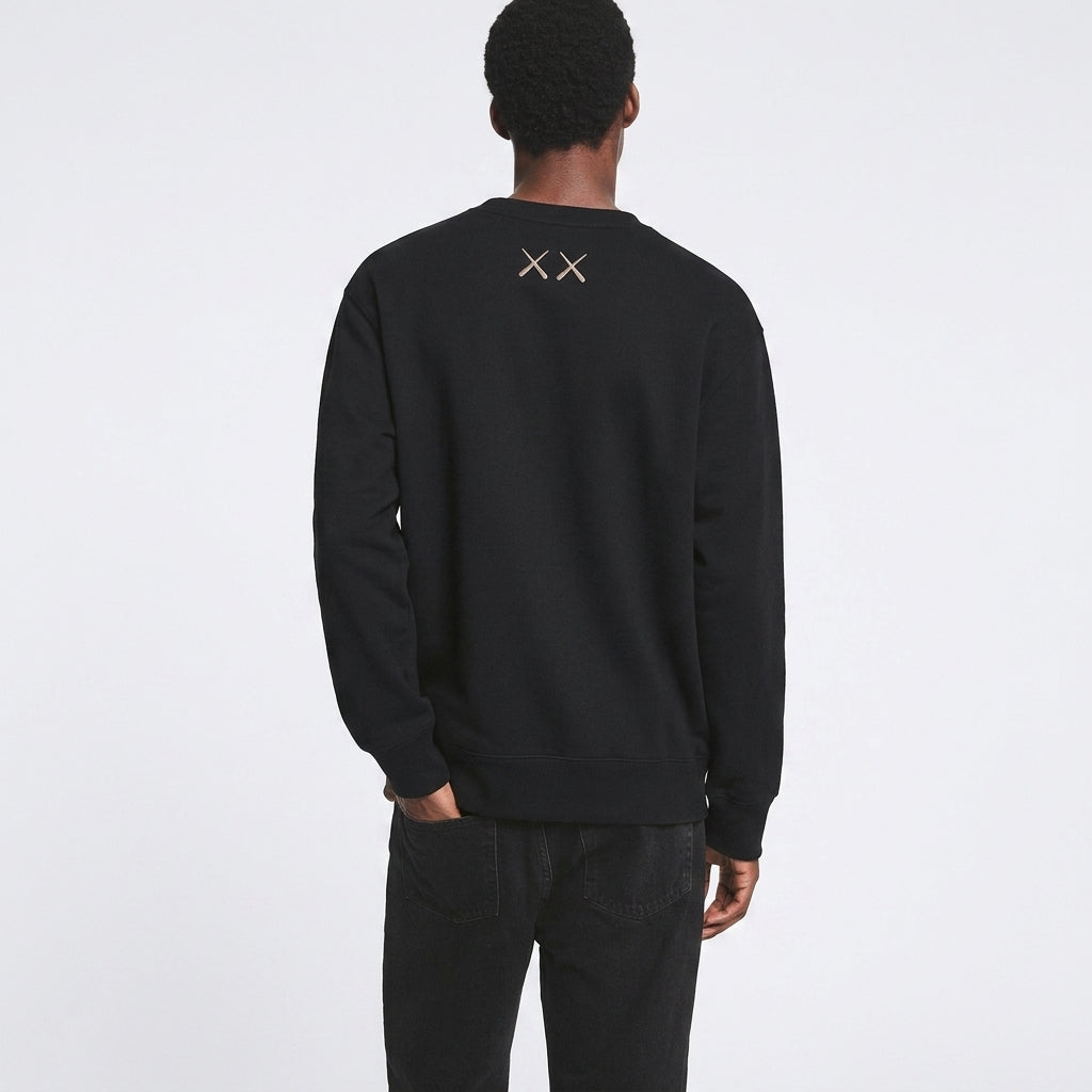 KAWS x Uniqlo Kids Longsleeve Sweatshirt (US Sizing) Black