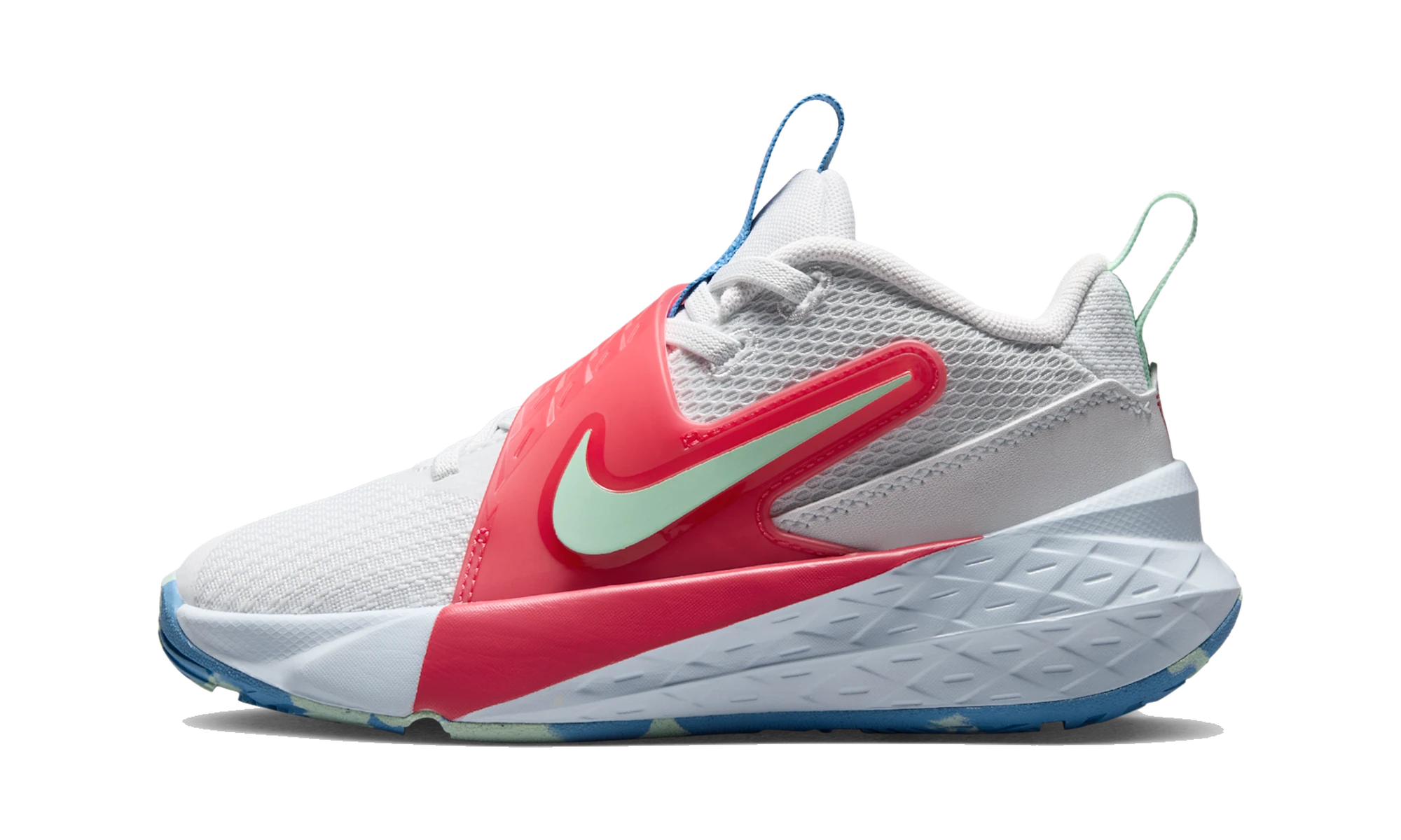 Nike Team Hustle D 12 Off-White/Aurora Blue/Tropical Pink/Arctic Green