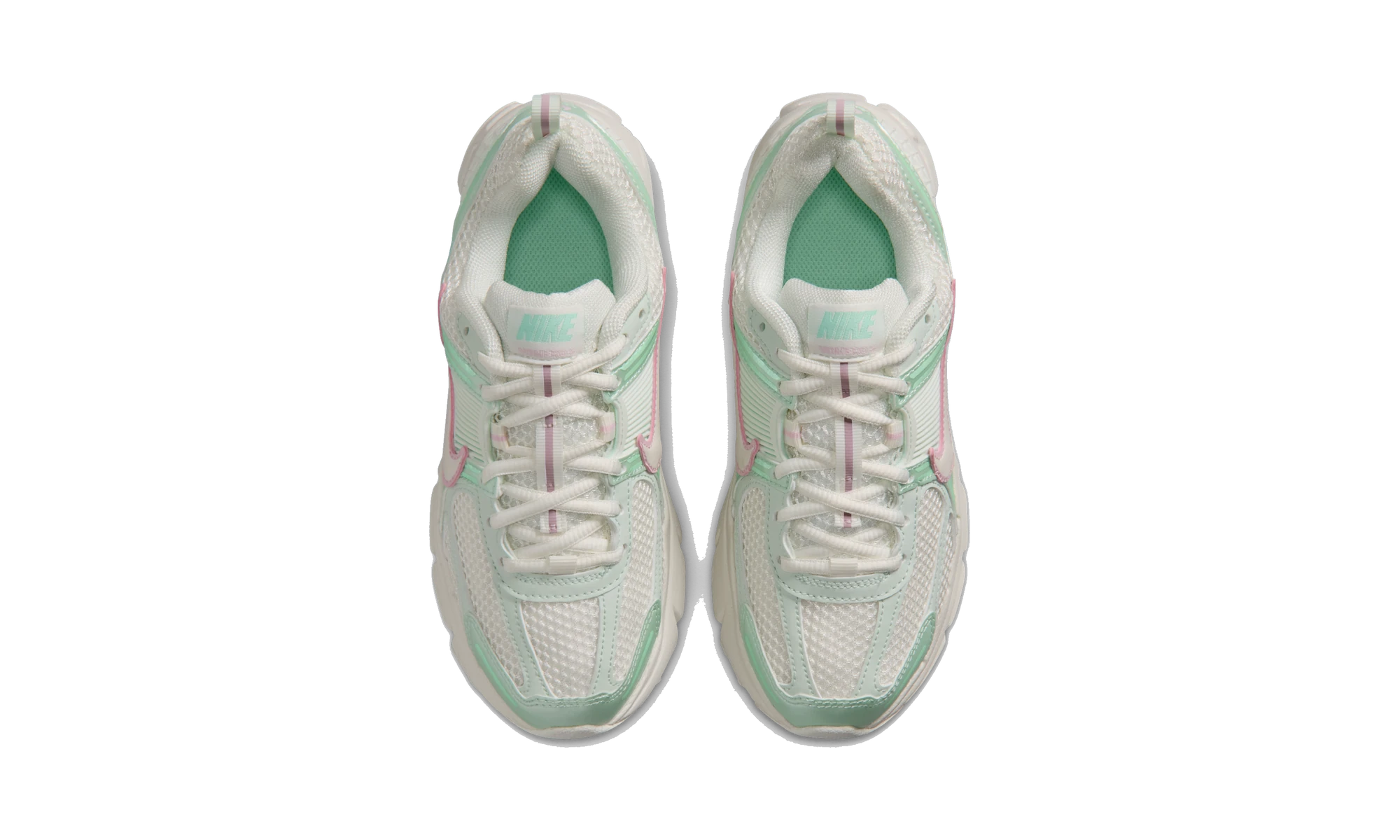 Nike Vomero 5 Shoes with Reflective Design Accents Sail/Sail/Pink Foam/Arctic Green