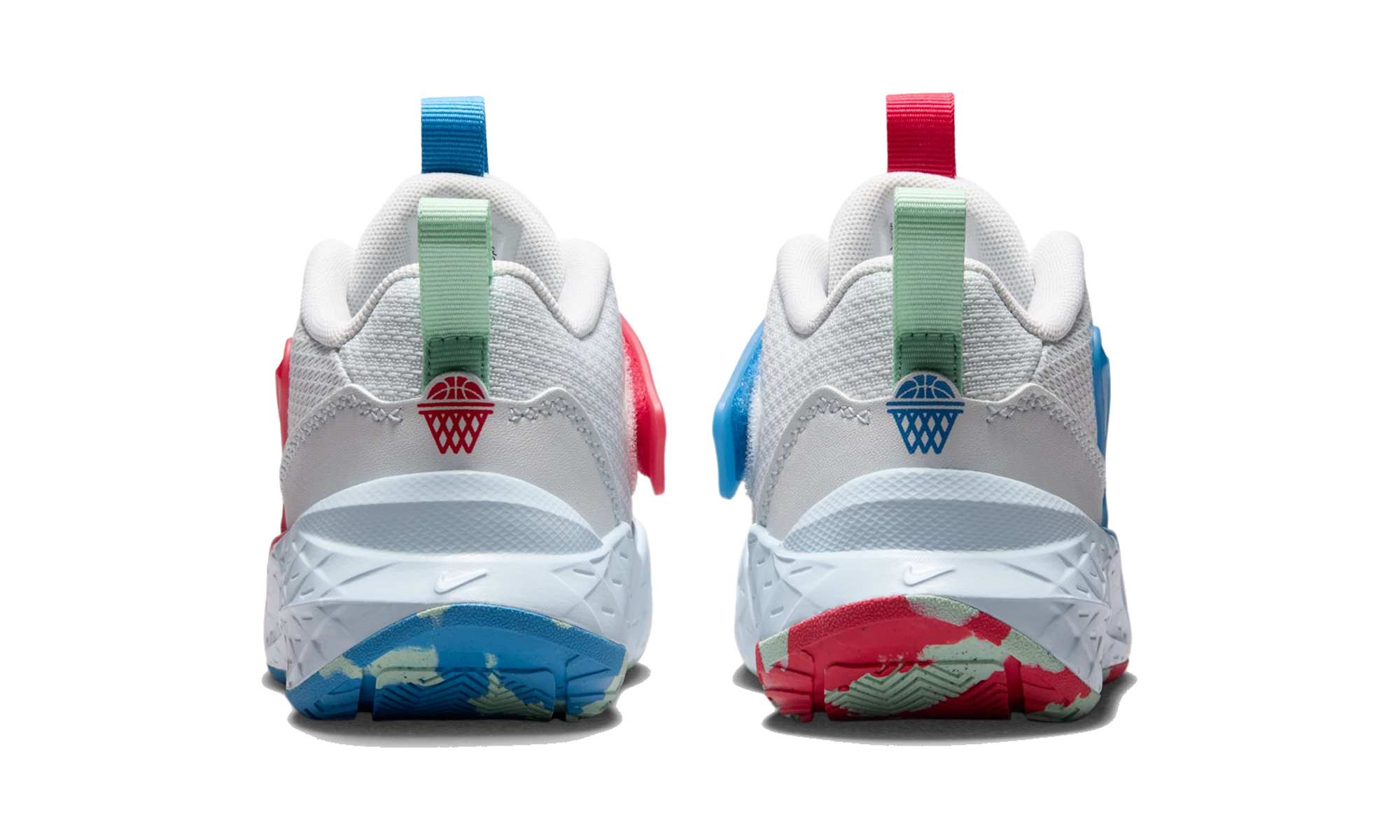 Nike Team Hustle D 12 Off-White/Aurora Blue/Tropical Pink/Arctic Green