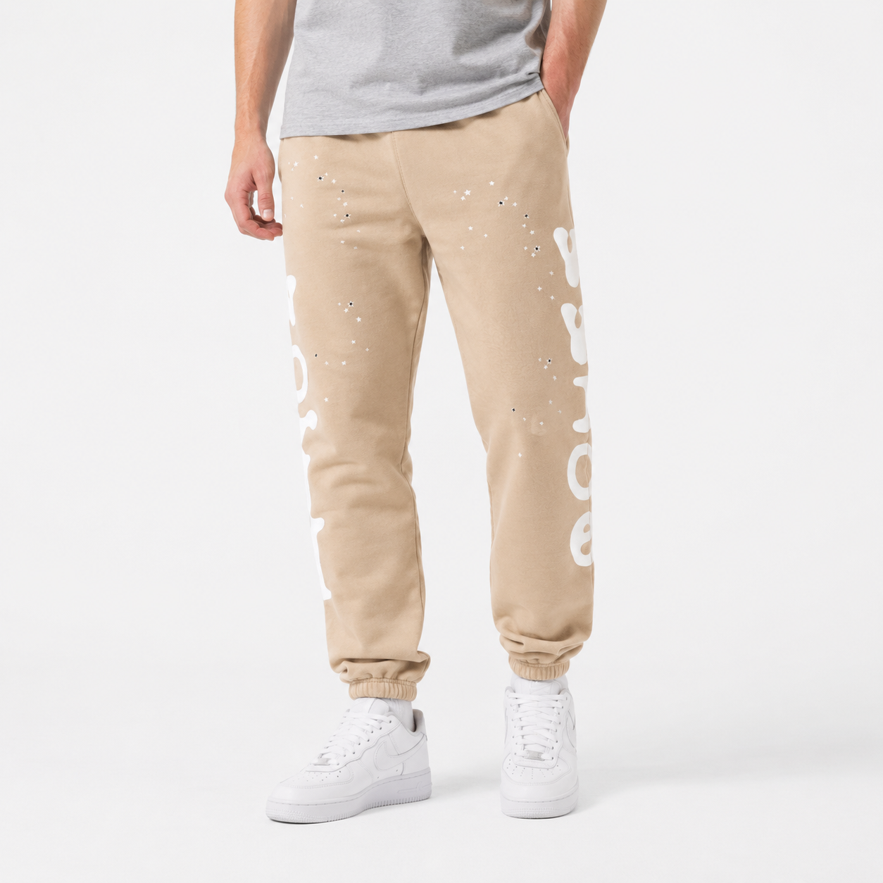 Sp5der Beluga Sweatpants Red/Black