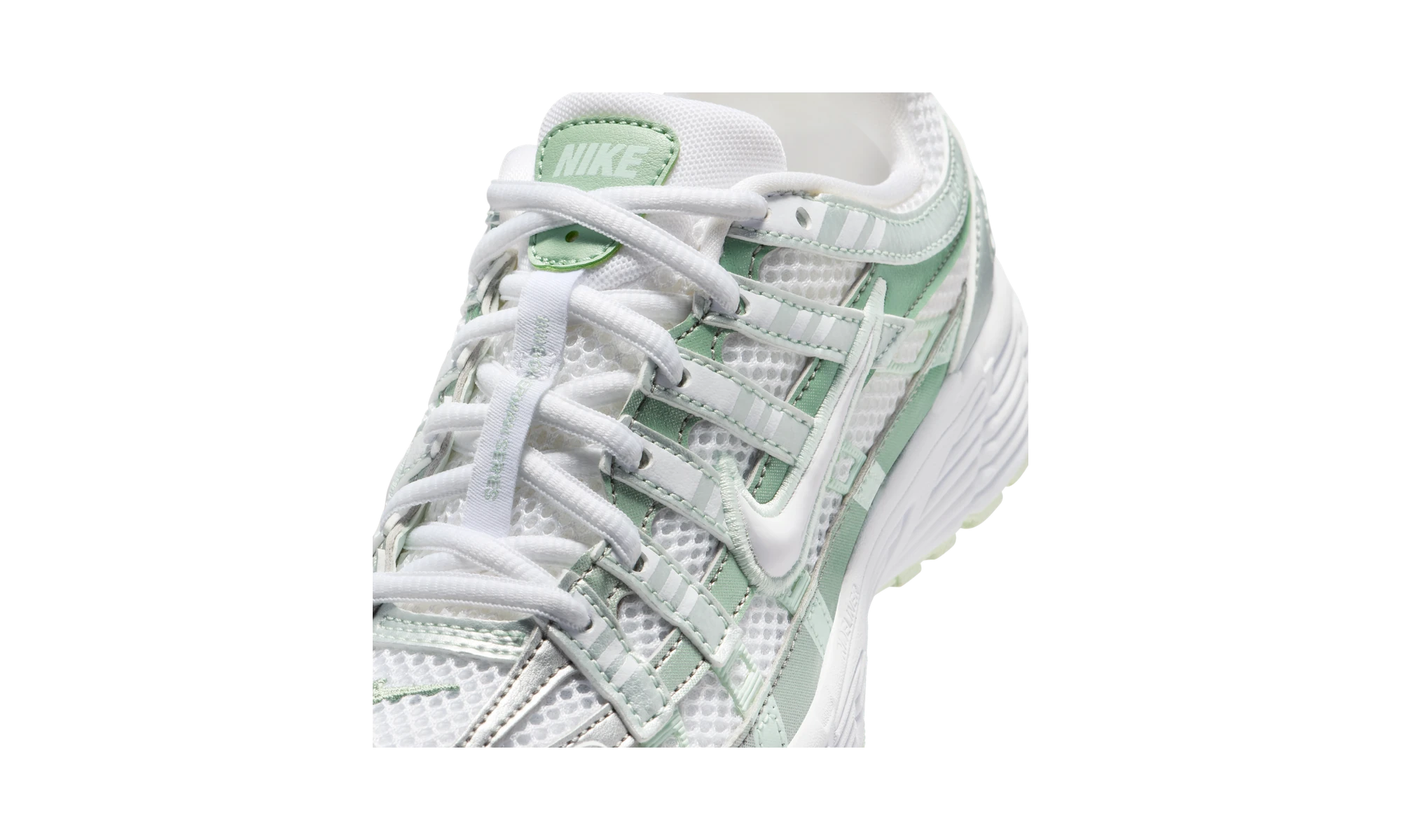 Nike P-6000 SE White/White/Steam/Barely Green