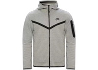 Nike Sportswear Tech Fleece Windrunner Full Zip Hoodie (FW24) Dark Grey Heather/Black