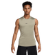 Nike Pro Men's Dri-FIT Tight Sleeveless Fitness Top Light Army/Black