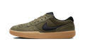 Nike SB Force 58 Skate Shoes Medium Olive/Medium Olive/Gum Light Brown/Black