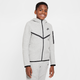 Nike Sportswear Tech Fleece Older Kids' Full-Zip Hoodie Dark Grey Heather/Dark Grey Heather/Black/Black