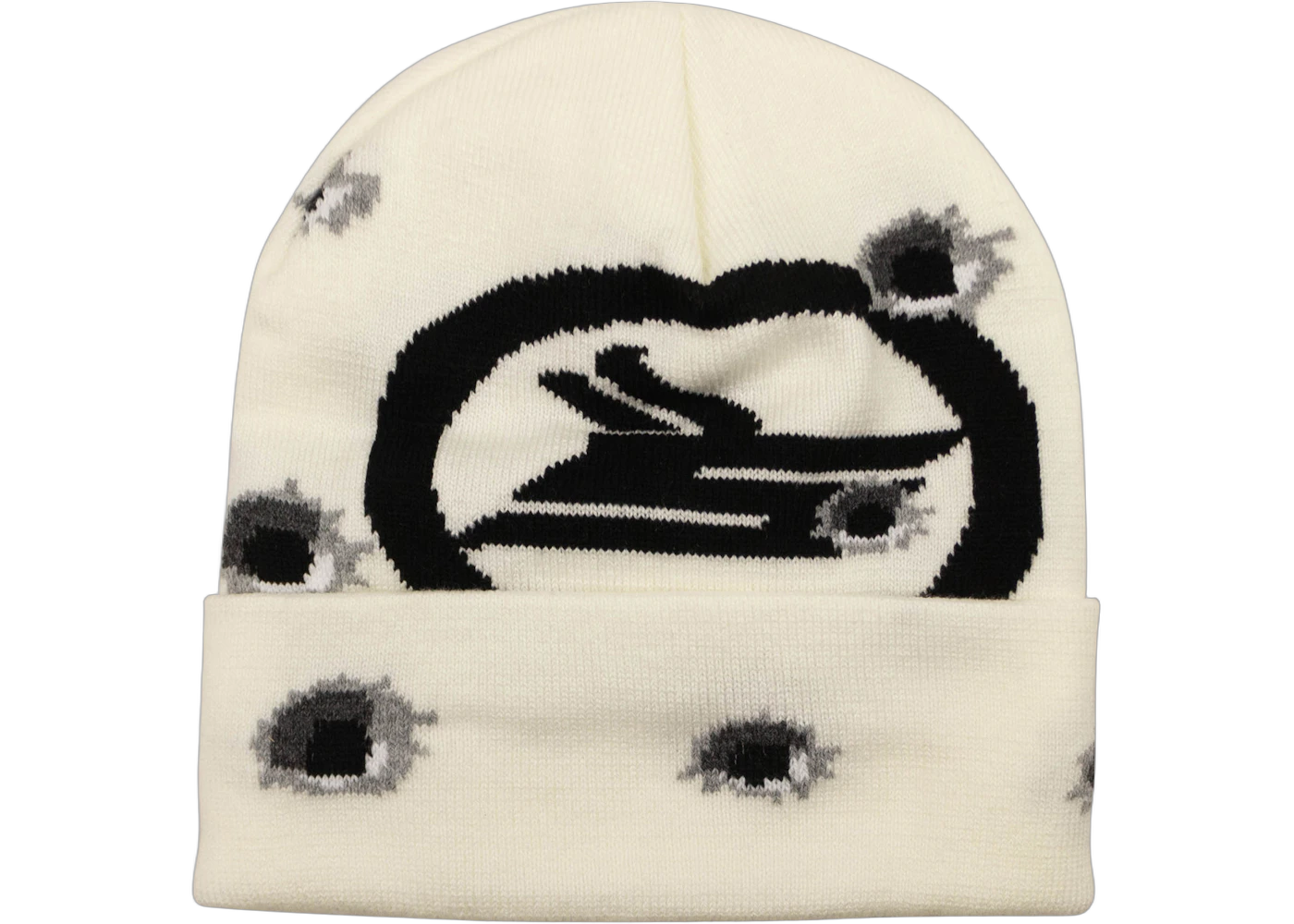 Sicko Bulletproof Beanie White/Black