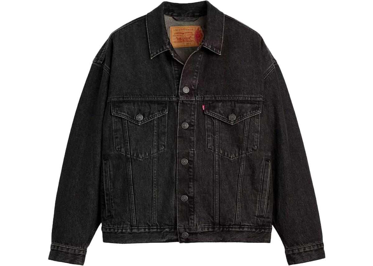 Nike Air Jordan x Levi's Type III Trucker Jacket Black Wash/Black