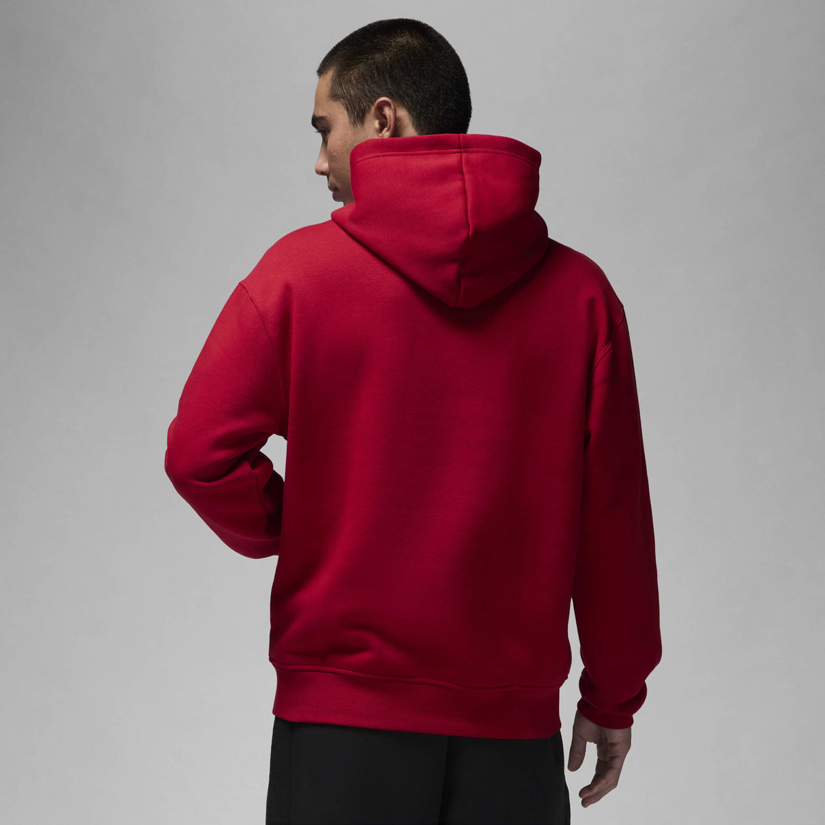 Air Jordan Jumpman 'Chimney' Fleece Pullover Hoodie Gym Red/Black