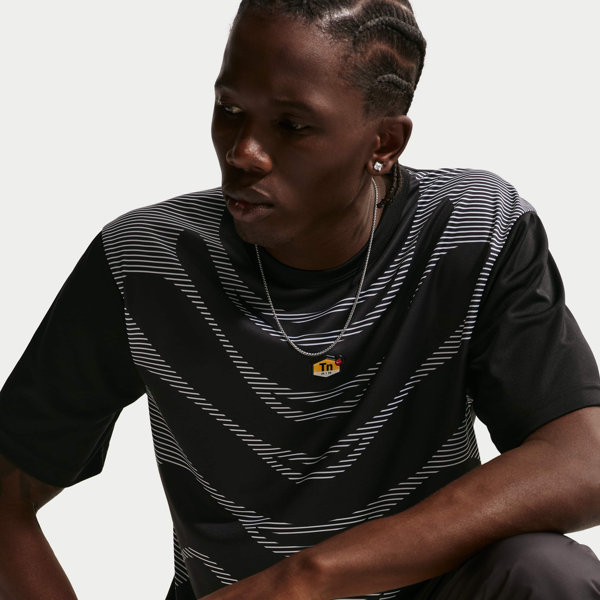 Nike Sportswear Tuned Air Football Shirt Black/Black