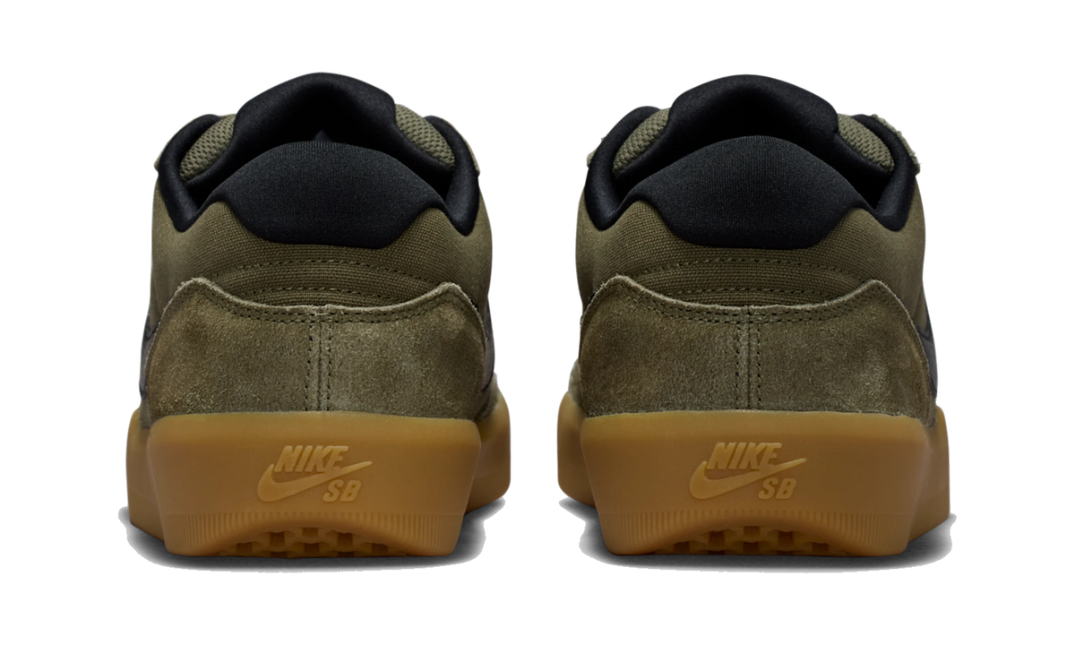 Nike SB Force 58 Skate Shoes Medium Olive/Medium Olive/Gum Light Brown/Black