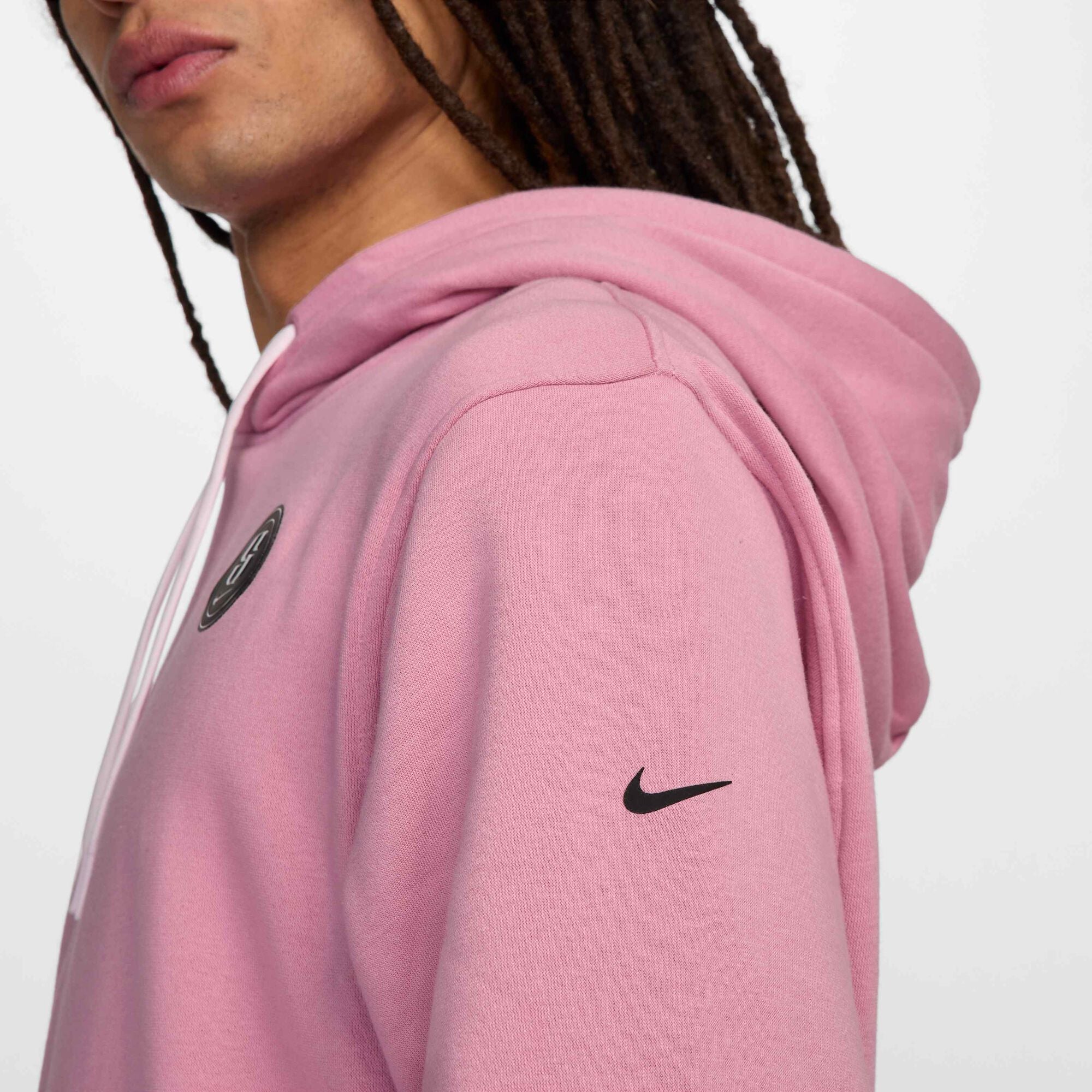 Sabrina Fleece Basketball Hoodie Elemental Pink/Pink Foam/Black