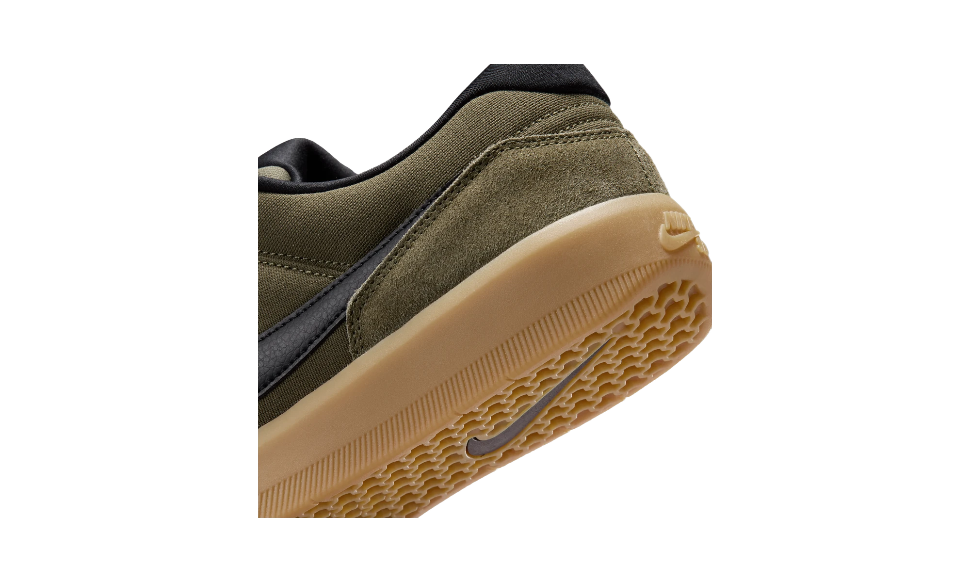Nike SB Force 58 Skate Shoes Medium Olive/Medium Olive/Gum Light Brown/Black