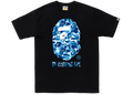 BAPE A Bathing Ape ABC Camo T-Shirt Black Blue