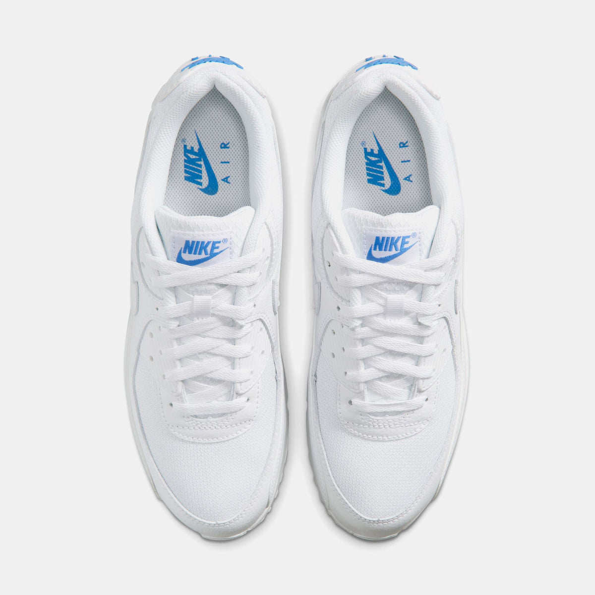 Nike Air Max 90 White/White/Blue Crystal