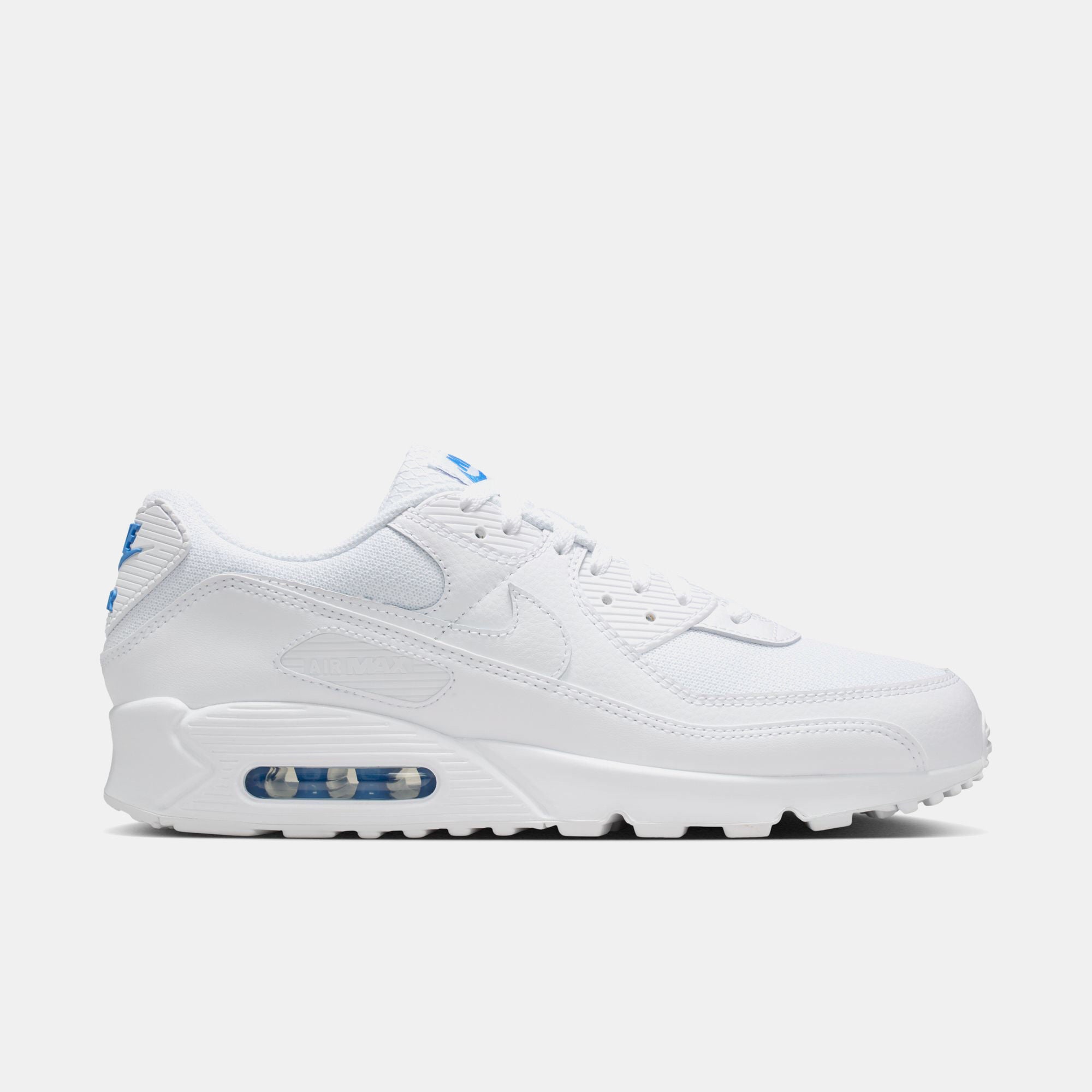 Nike Air Max 90 White/White/Blue Crystal