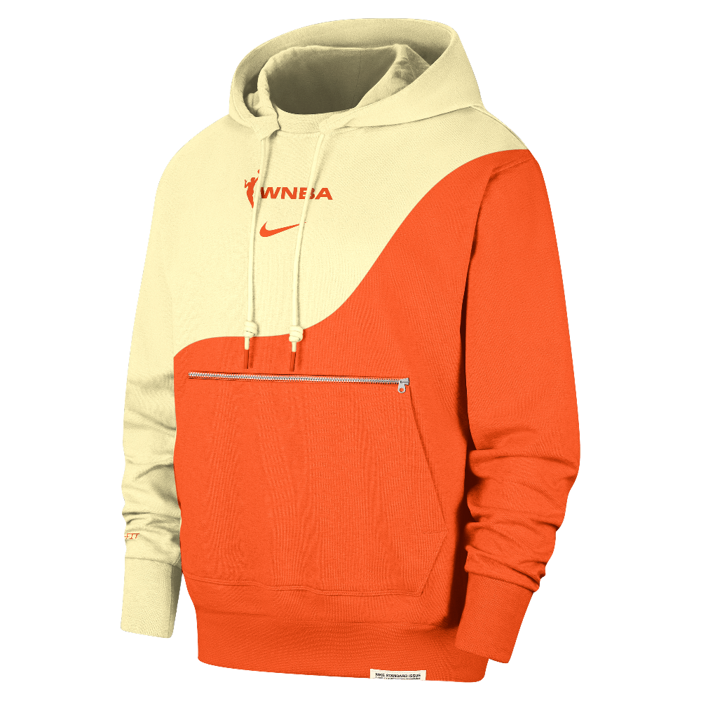 Team 13 Standard Issue Nike WNBA Basketball Hoodie Alabaster/Brilliant Orange/Pale Ivory/Brillian...