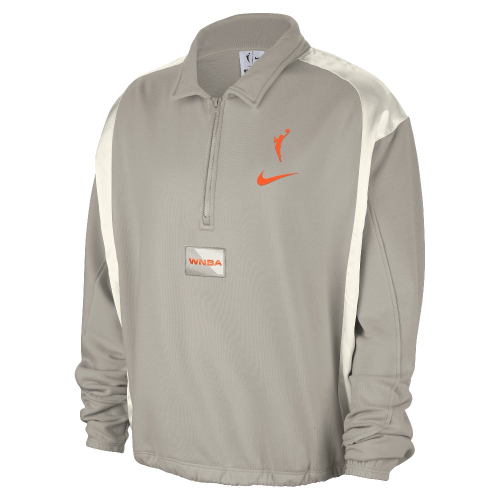 Team 13 Women's Nike WNBA Fleece Top College Grey/Phantom/Brilliant Orange