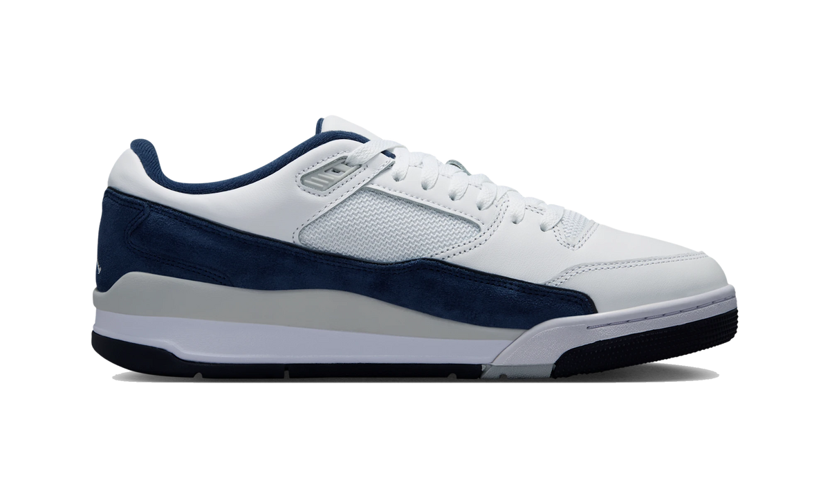 Air Jordan Flight Court White/Light Smoke Grey/Obsidian/College Navy