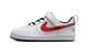 NikeCourt Borough Low White/Picante Red/Barely Volt/Current Blue