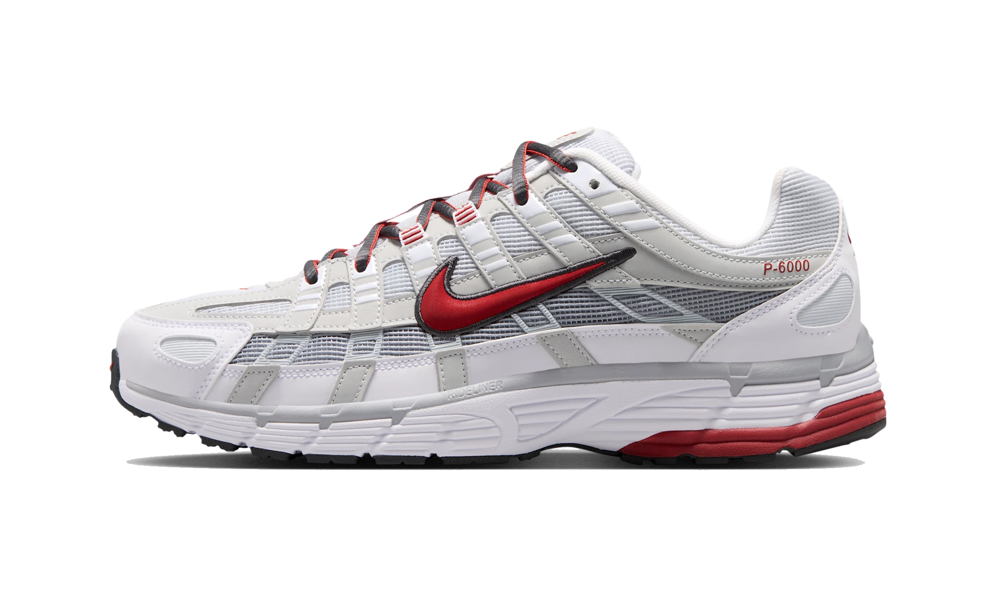 Nike P-6000 White/Pure Platinum/Wolf Grey/Dune Red