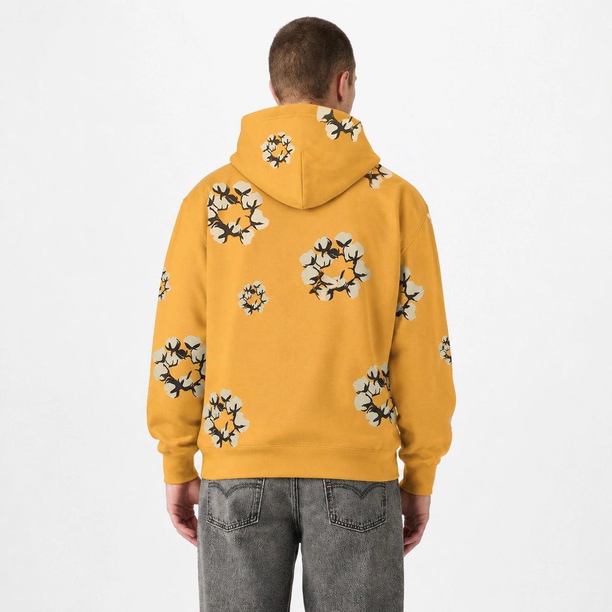 Denim Tears x CPFM Cactus Tears Wreath Hoodie Yellow