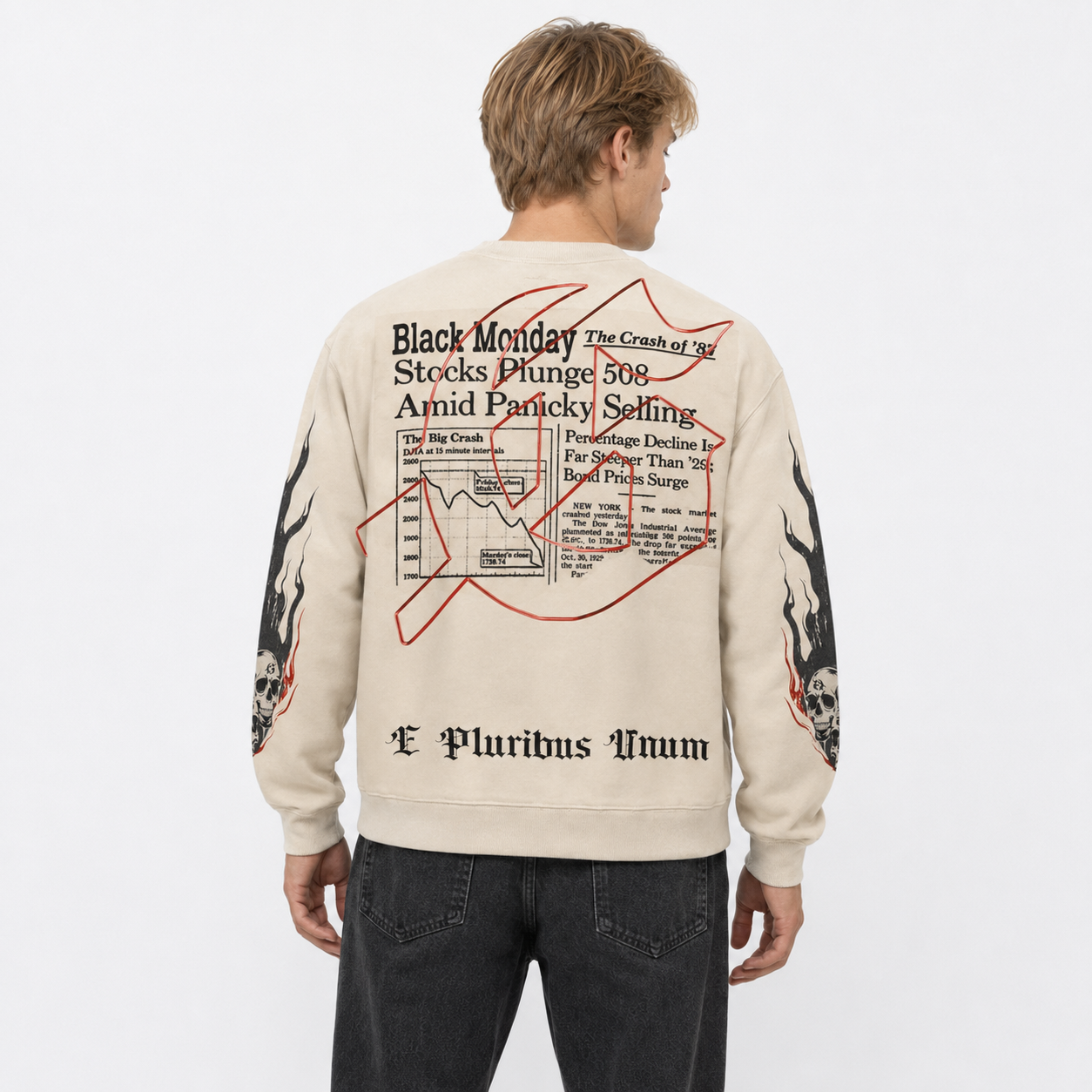 Godspeed Black Monday L/S T-Shirt Bone
