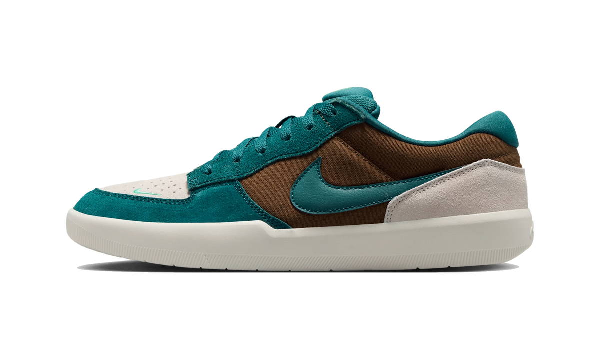 Nike SB Force 58 Skate Shoes Mosswood Brown/Light Orewood Brown/Sail/Geode Teal