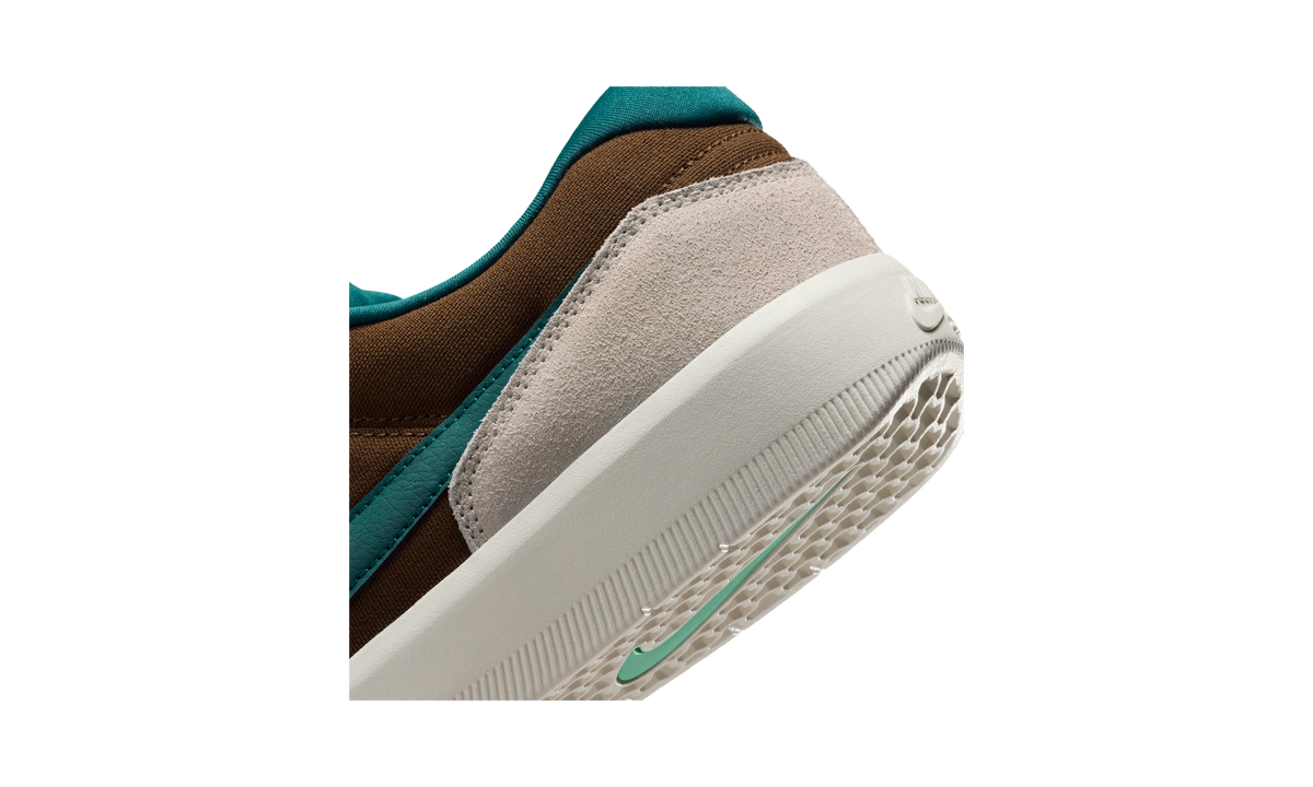Nike SB Force 58 Skate Shoes Mosswood Brown/Light Orewood Brown/Sail/Geode Teal