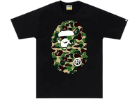 BAPE ABC Camo Big Ape Head T-Shirt Black Green