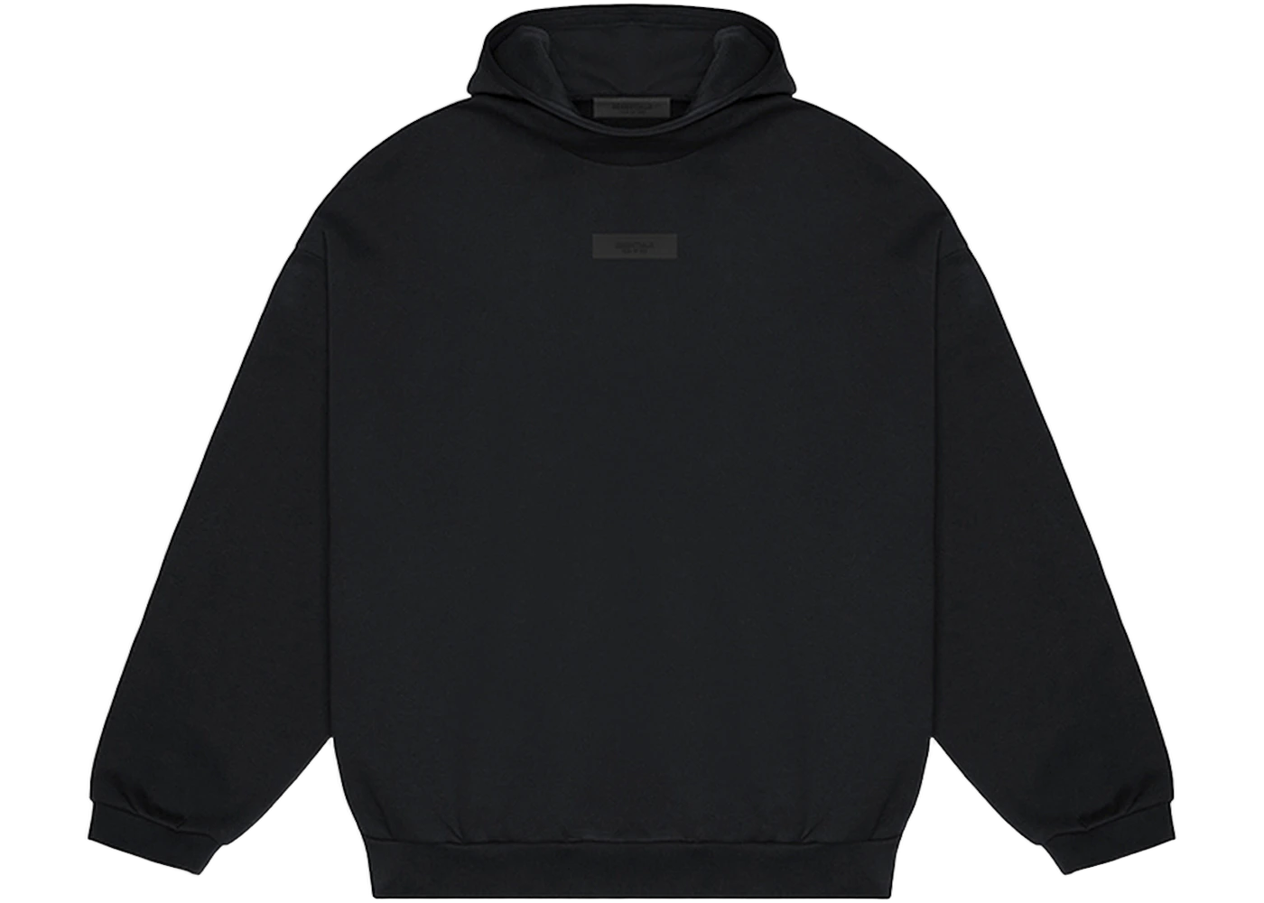 Fear of God Essentials Chest Logo Hoodie Jet Black/Jet Black, Jet Black/Jet Black (192250500126861)