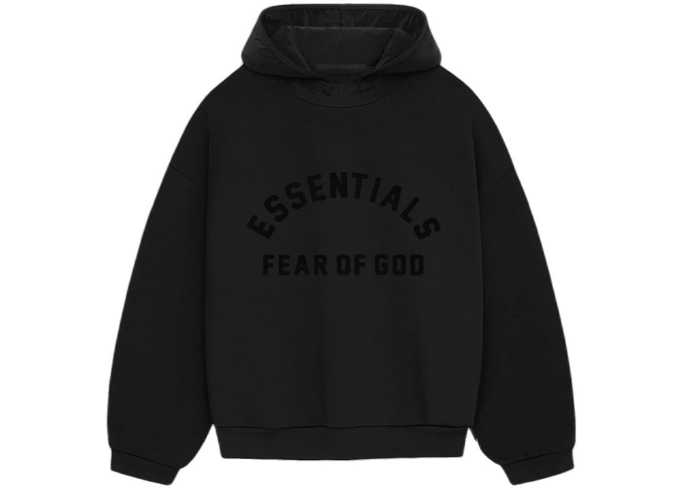 Fear of God Essentials Nylon Fleece Hoodie Jet Black/Jet Black, Jet Black/Jet Black (fear-of-god-essentials-nylon-fleece-hoodie-jet-black-jet-black)