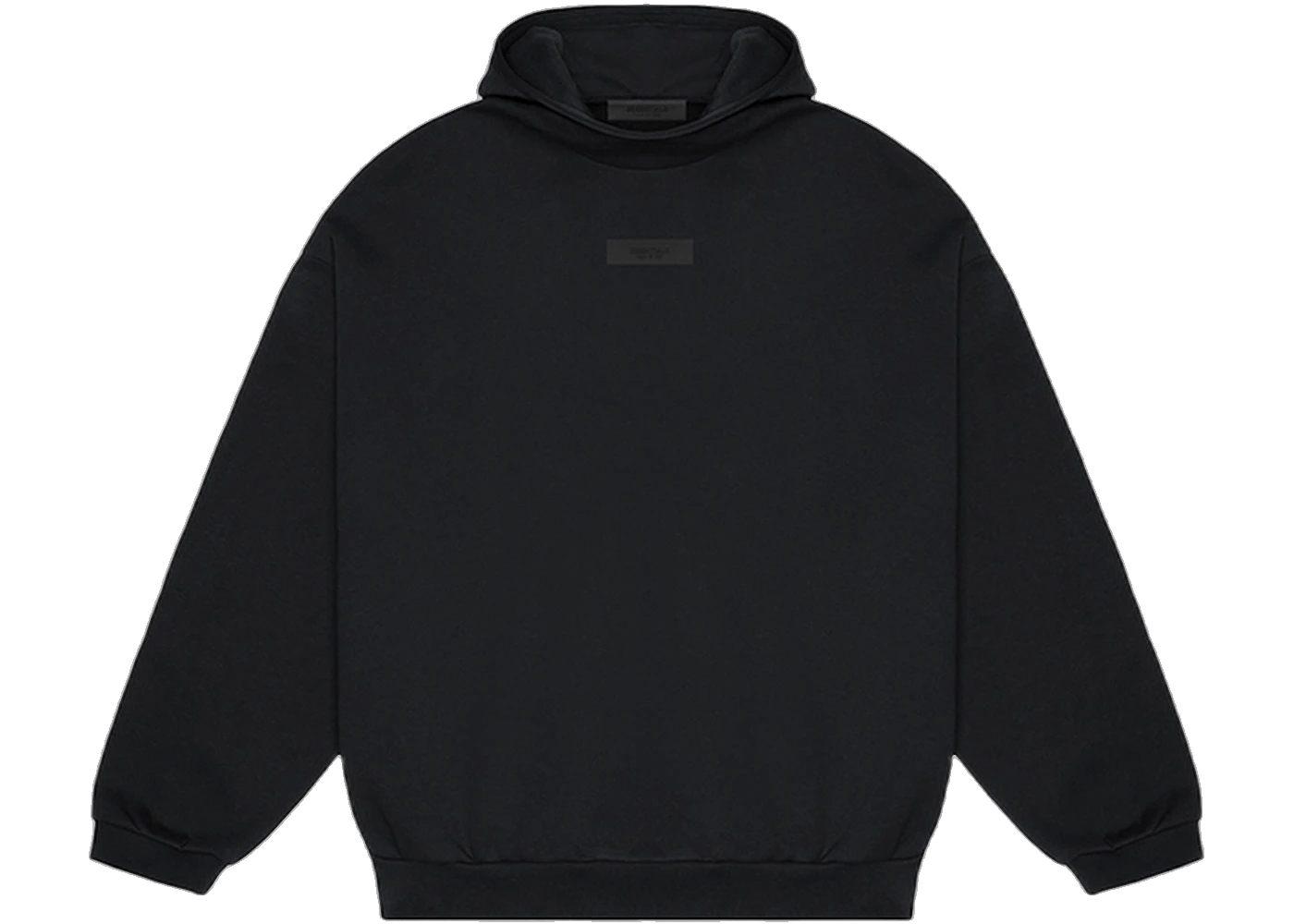 Fear of God Essentials Chest Logo Hoodie Jet Black/Jet Black, Jet Black/Jet Black (192250500126861)