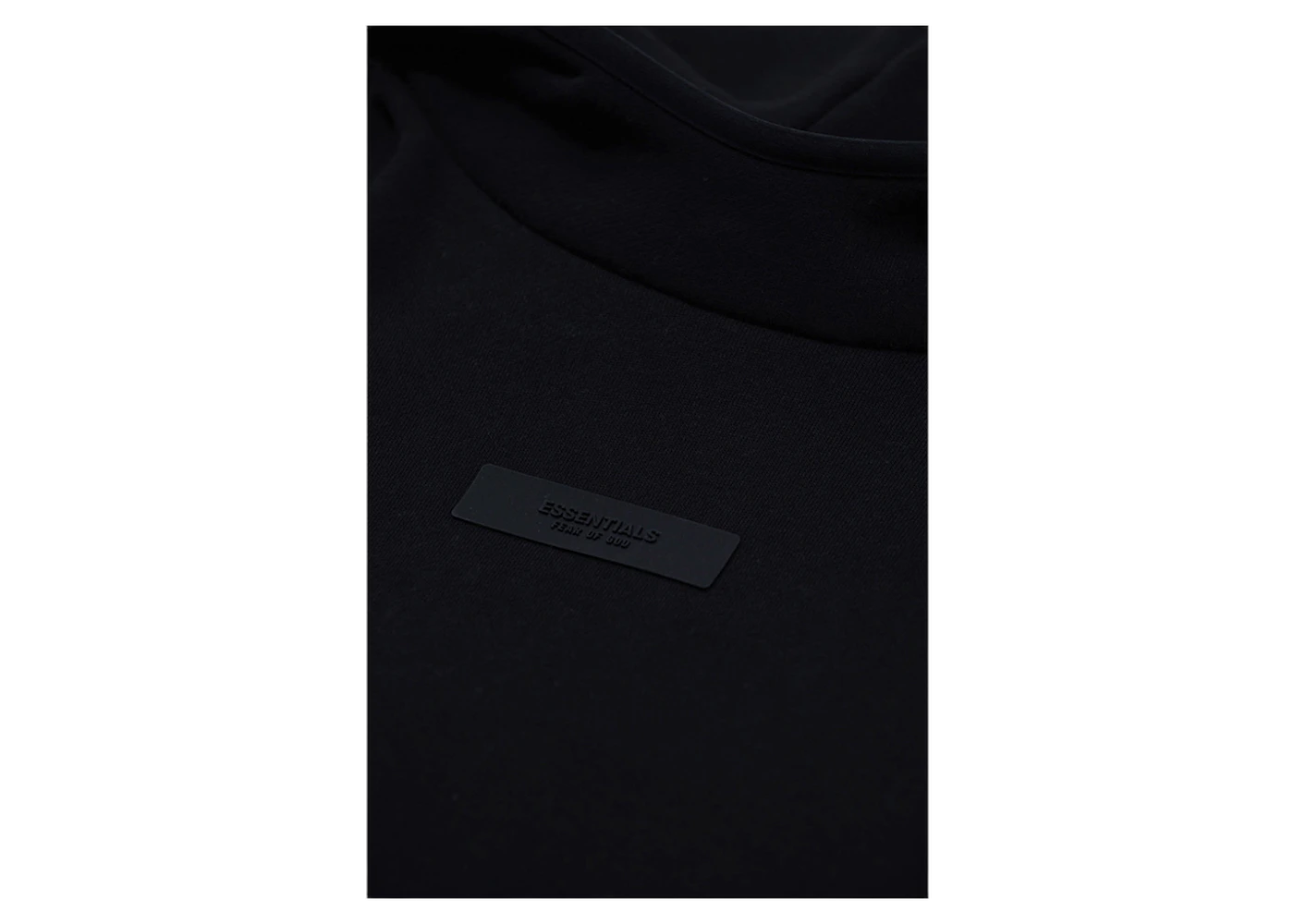 Fear of God Essentials Chest Logo Hoodie Jet Black/Jet Black, Jet Black/Jet Black (192250500126861)