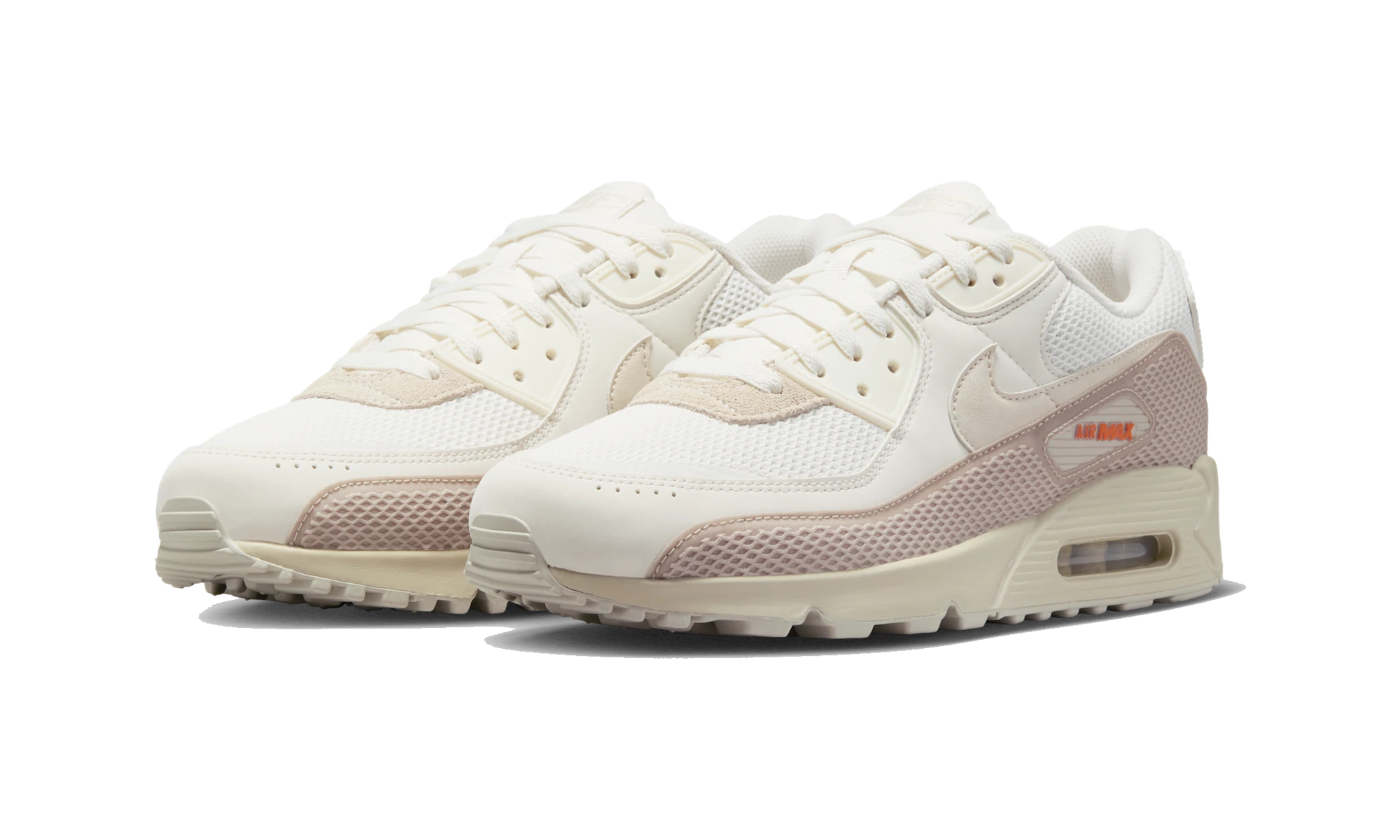 Nike Air Max 90 Premium Phantom/Cream II/Safety Orange/Light Orewood Brown
