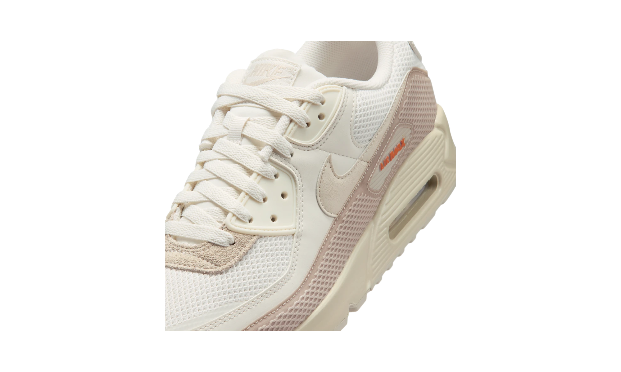 Nike Air Max 90 Premium Phantom/Cream II/Safety Orange/Light Orewood Brown