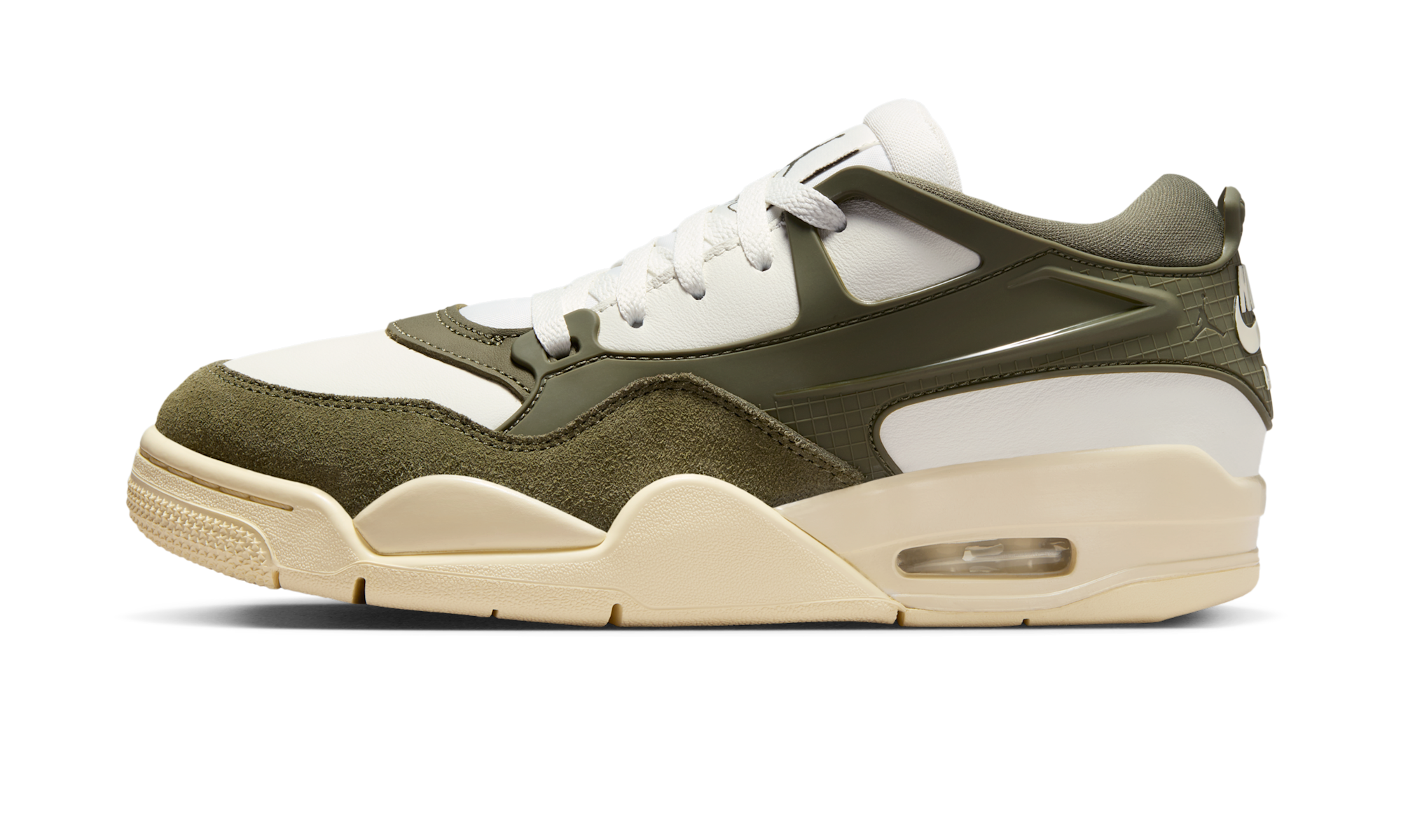 Air Jordan 4 RM Sail/Coconut Milk/Medium Olive