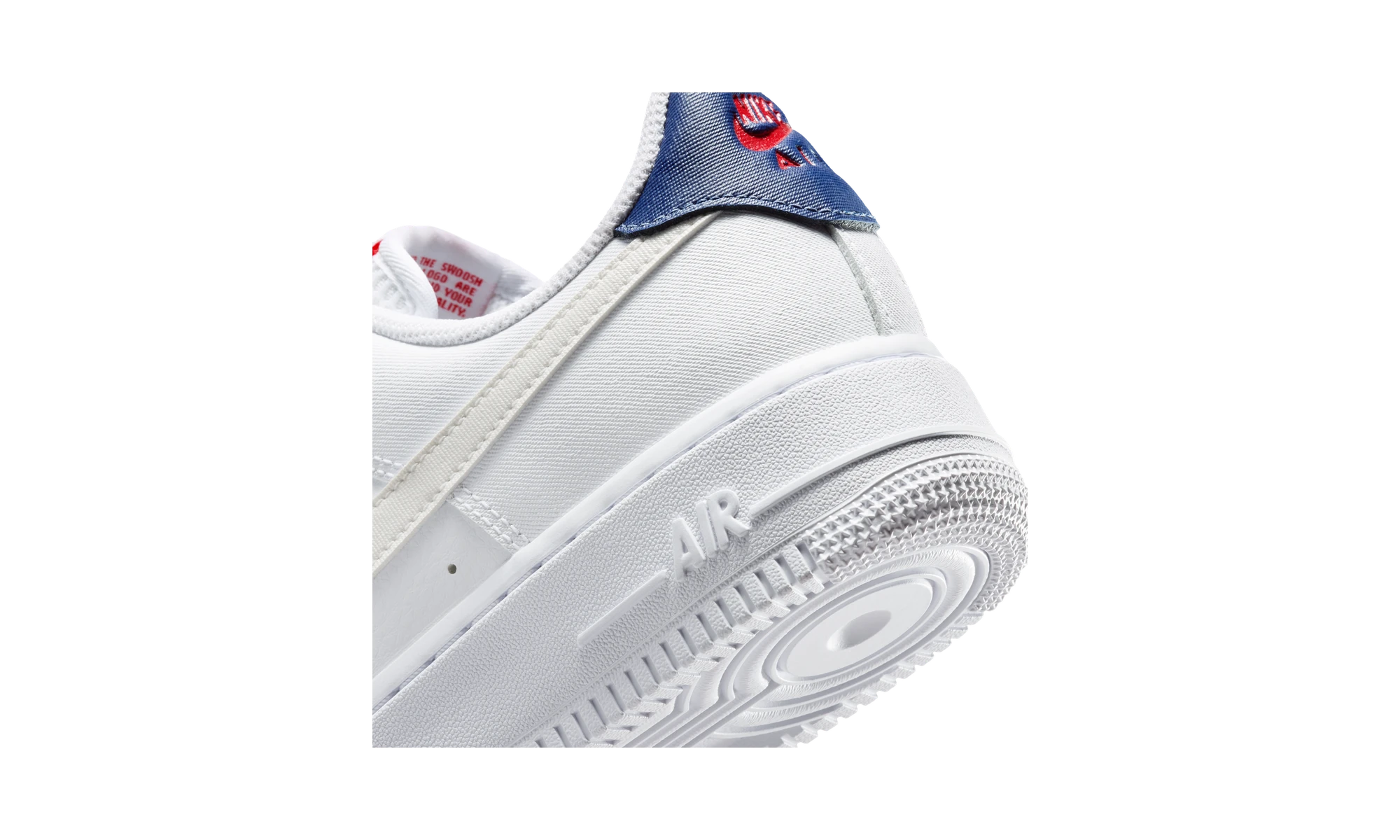 Nike Air Force 1 '07 White/Blue Void/Fire Red/Metallic Summit White