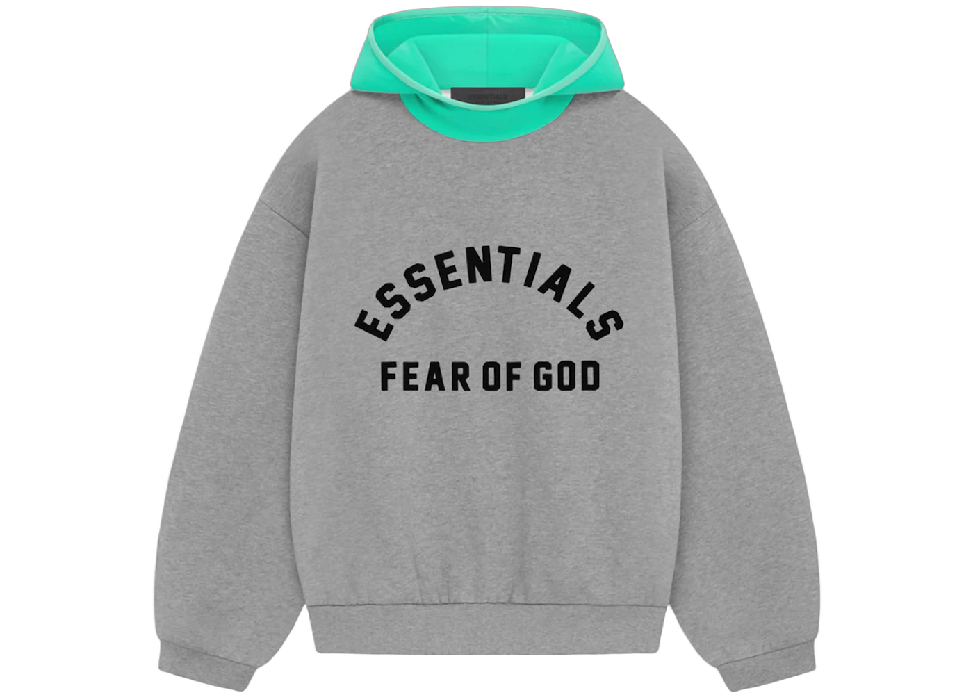 Fear of God Essentials Nylon Fleece Hoodie Dark Heather Oatmeal/Mint Leaf, Dark Heather Oatmeal/Mint Leaf (fear-of-god-essentials-nylon-fleece-hoodie-dark-heather-oatmeal-mint-leaf)